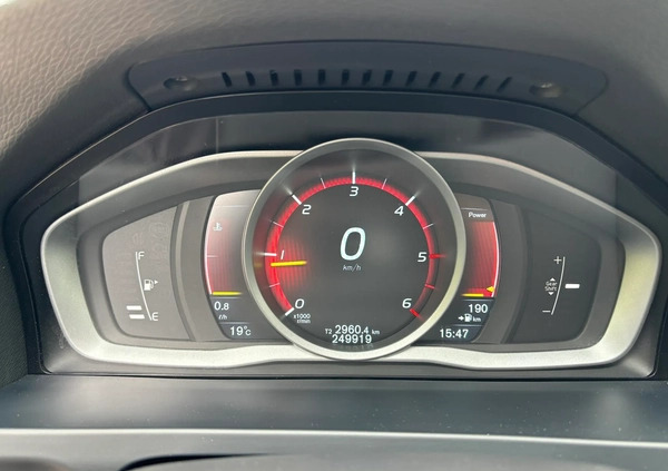 Volvo V60 cena 48700 przebieg: 250000, rok produkcji 2015 z Mirosławiec małe 172